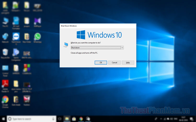 Shortcut Shutdown Win 10 - Turn off Windows 10 with an extremely fast shortcut Picture 1