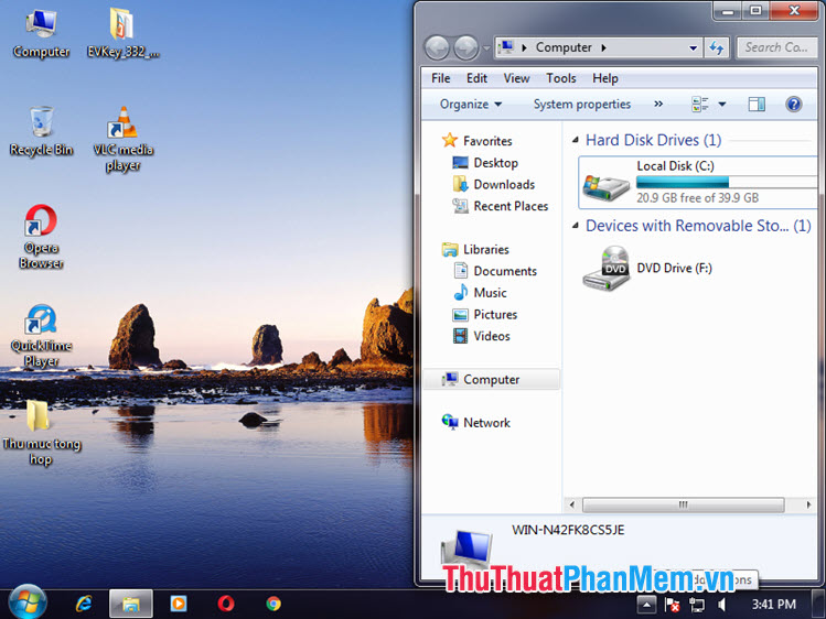 Shortcuts maximize, minimize the open window in Windows Picture 6