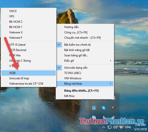 Shortcuts to know when using Unikey Picture 7