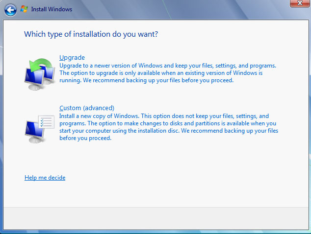 Should I install or upgrade the operating system? Picture 5
