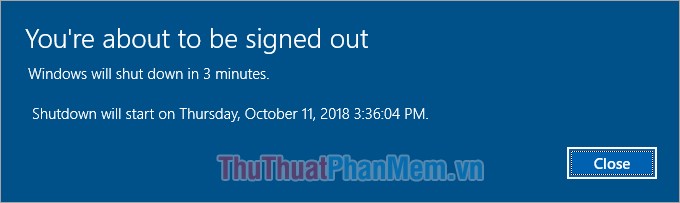 Shutdown command - Schedule the shutdown of Windows 10 with the Shutdown command Picture 4