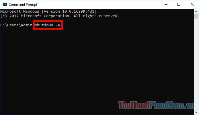 Shutdown command - Schedule the shutdown of Windows 10 with the Shutdown command Picture 5