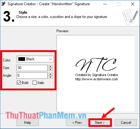 Sign Creator - Beautiful signature creation software based on your name on your computer Picture 5