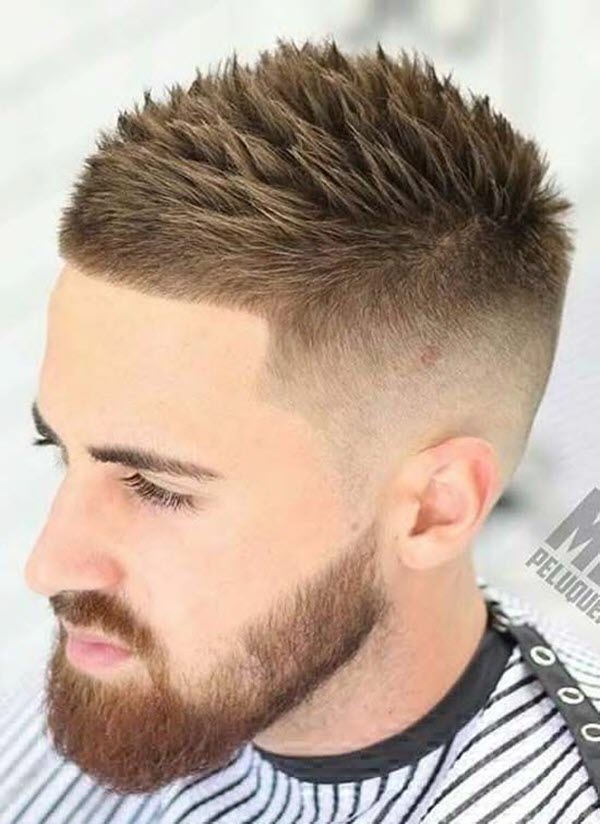 Simple and beautiful male hairstyles Picture 36