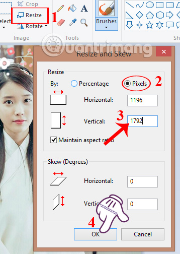 Simple photo compositing on Microsoft Paint Picture 6