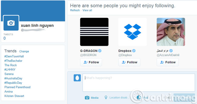 Simple way to create, set up a Twitter account Picture 5