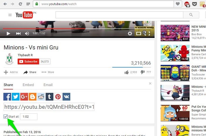 Simple ways to share a specific YouTube video Picture 4