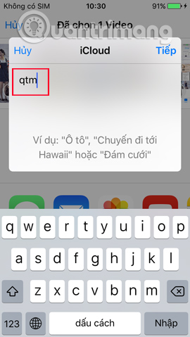 Simple ways to share videos on iPhone Picture 10