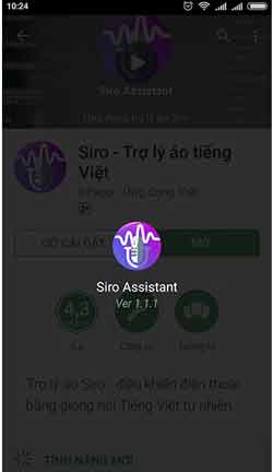 Siro - Vietnamese virtual assistant exclusively for Android smartphones, download and experience Picture 2