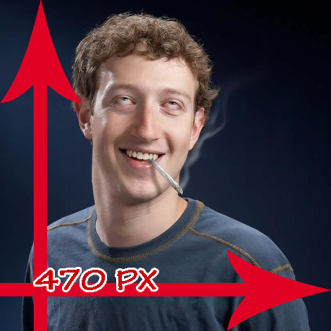 Size, size of the standard image for Facebook Fanpage is how much? Picture 5