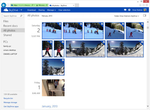SkyDrive supports viewing animations Picture 1