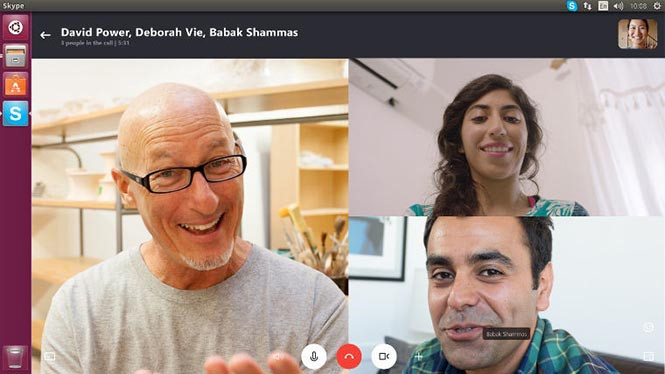 Skype is available for Linux users, download and experience Picture 1