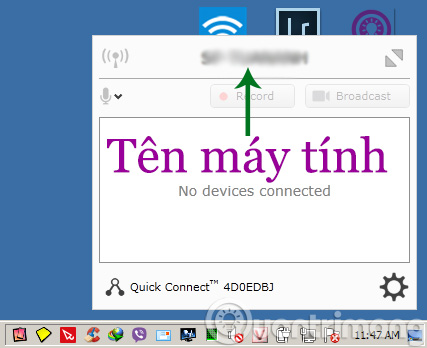 Slide, screen iPhone on your computer Picture 1