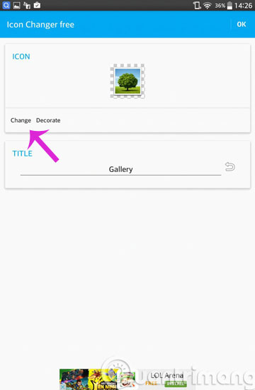 Small tips to help you rename and Android application icons Picture 2