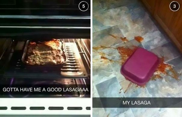 Smiling leaning with 20+ images of 'kitchen disaster' beyond 'imagination' Picture 28