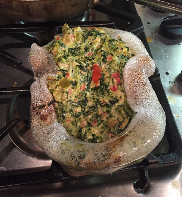 Smiling leaning with 20+ images of 'kitchen disaster' beyond 'imagination' Picture 29