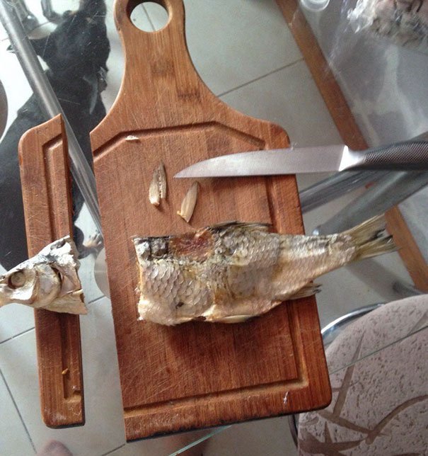 Smiling leaning with 20+ images of 'kitchen disaster' beyond 'imagination' Picture 34