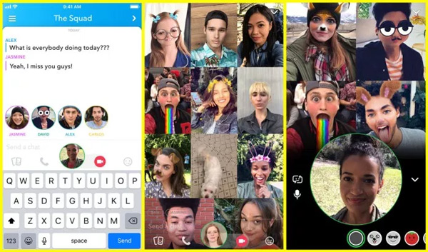 Snapchat adds a maximum group video calling feature of up to 16 people, very interesting Picture 1