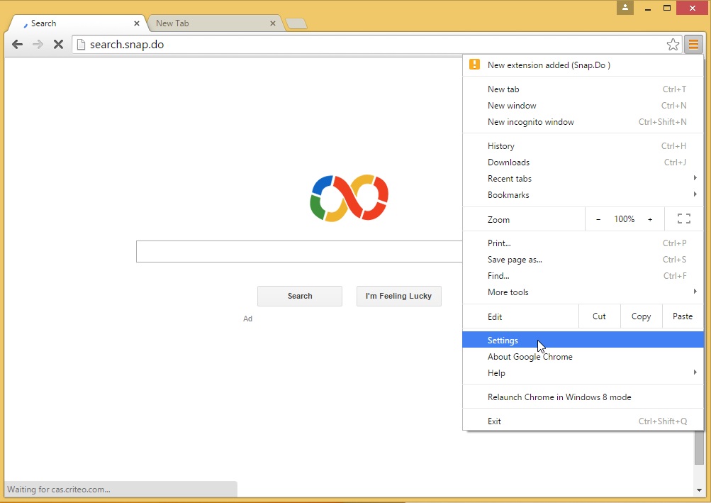 Snap.do removal guide on Chrome, Firefox and Internet Explorer Picture 2