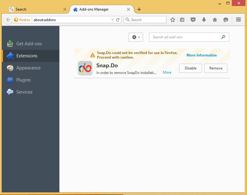 Snap.do removal guide on Chrome, Firefox and Internet Explorer Picture 8