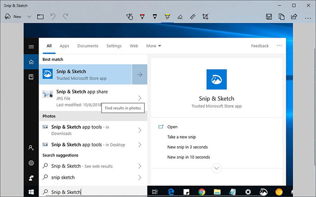 Snip And Sketch Tool Windows 10 Has Been Updated To The New