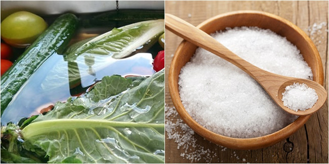 Soak vegetables in salt water to eliminate harmful chemicals, mistakes need to change Picture 1
