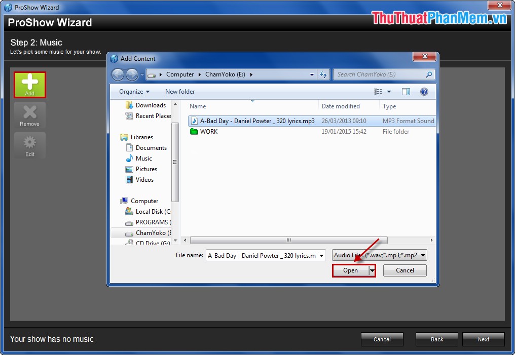 Software to create photo slideshows (Create photo slideshow) Proshow Producer Picture 6