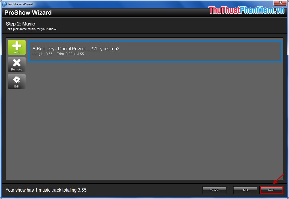 Software to create photo slideshows (Create photo slideshow) Proshow Producer Picture 7