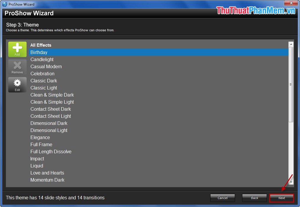 Software to create photo slideshows (Create photo slideshow) Proshow Producer Picture 8