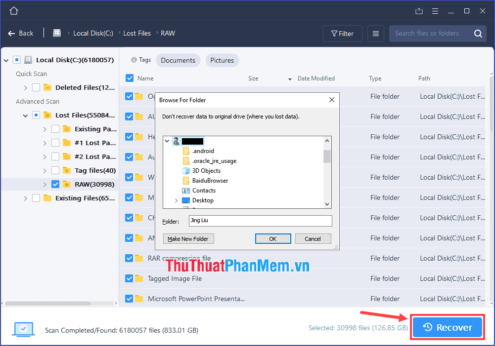 Software to open hidden files in USB, computer Picture 9