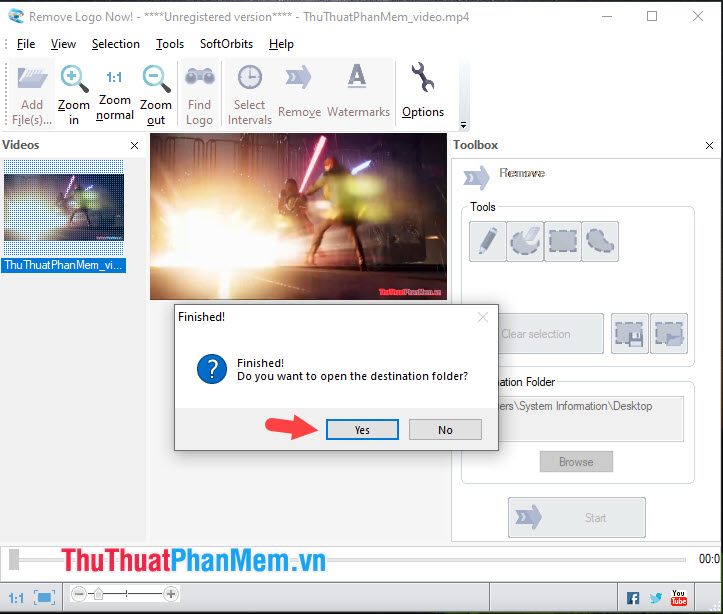 Software to remove logos, words on videos and usage Picture 7