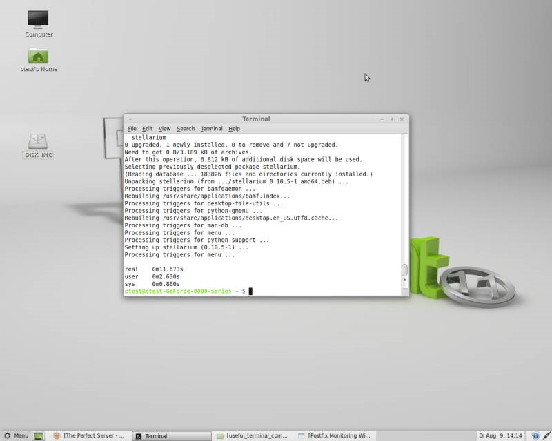 Some basic Terminal commands in Linux Mint 11 Picture 2