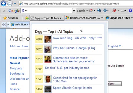 Some changes in Internet Explorer 8 Picture 6