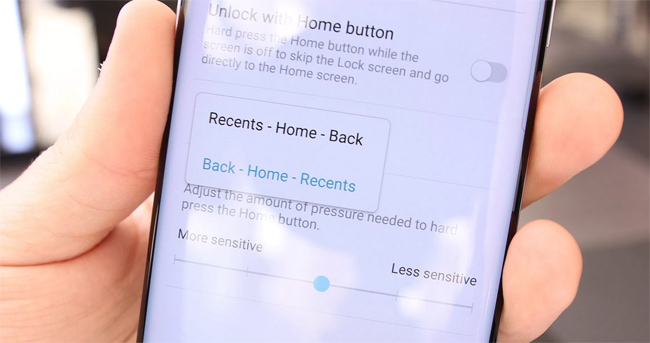 Some settings need to be changed after purchasing Samsung Galaxy S8 Picture 10