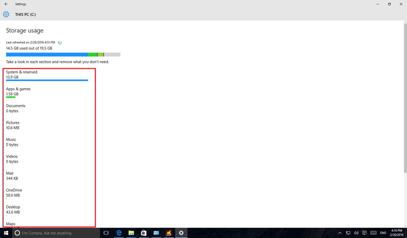 Some tips to free up Windows 10 computer hard drive space Picture 10