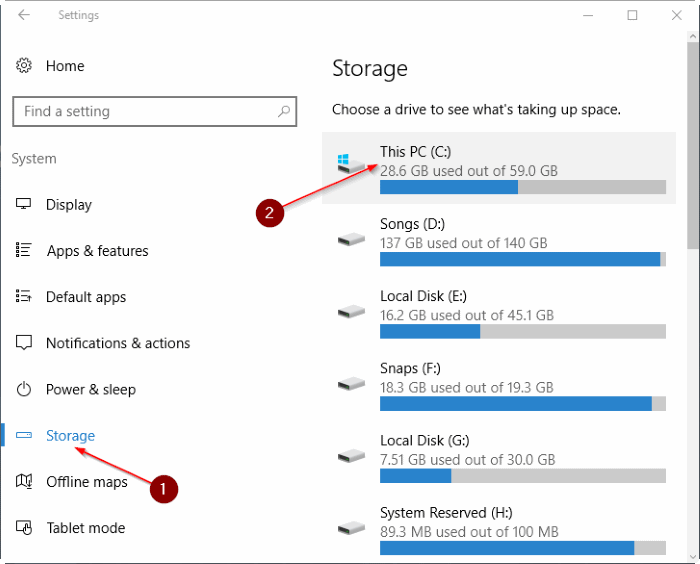 Some tips to free up Windows 10 computer hard drive space Picture 4