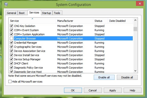 Some tips to speed up Windows 8 boot process Picture 6
