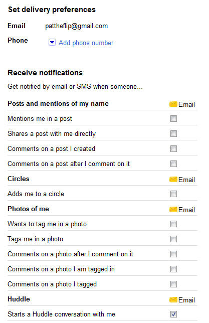 Some useful tips with Google Plus Picture 1