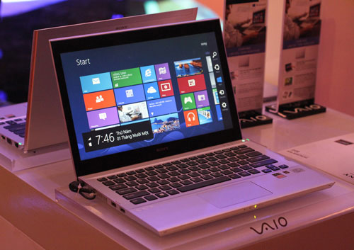 Sony out of three Vaio touch laptops in Vietnam Picture 10