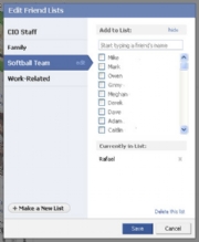 Sort information on Facebook Picture 2