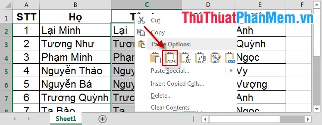 Sort names alphabetically in Excel Picture 13