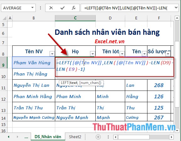 Sort the database in Excel Picture 11