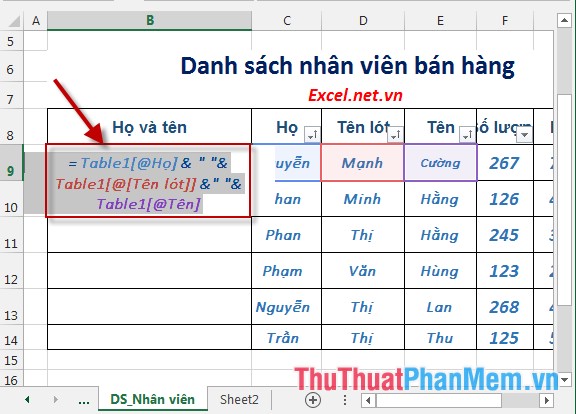 Sort the database in Excel Picture 16