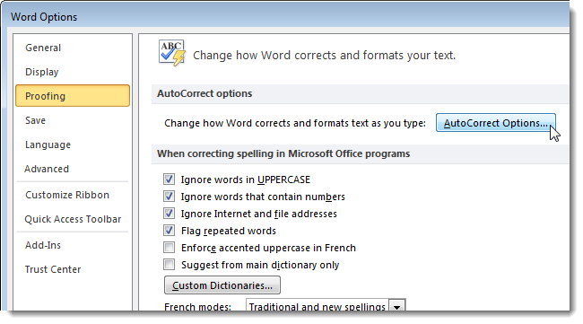 'Speed ​​up' for Microsoft Word 2007 and 2010 Picture 16