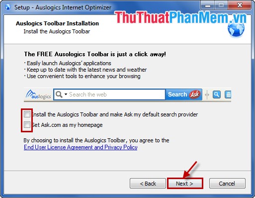 Speed ​​up Internet access with Auslogics Internet Optimizer Picture 6