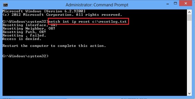 Speed ​​up Internet connection by using CMD command on WindowsXP / 7/8 / 8.1 Picture 2