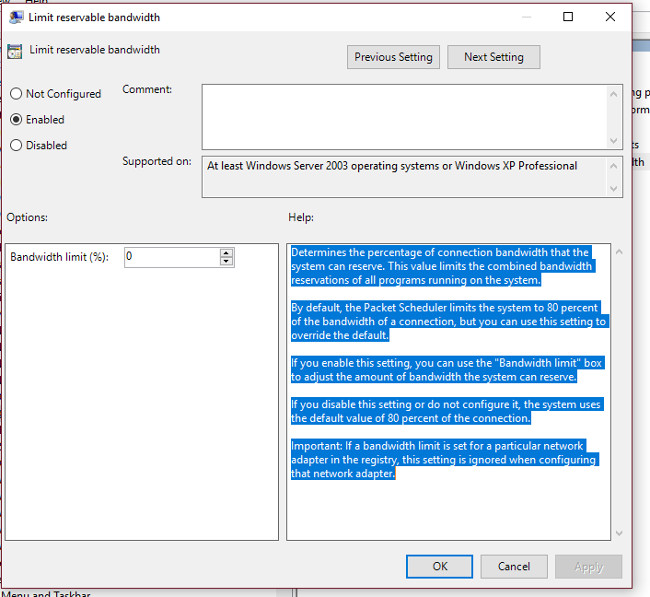 Speed ​​up Internet connection on Windows 10 computers Picture 3