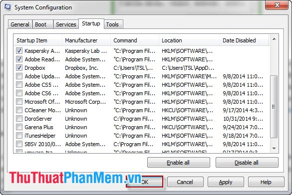 Speed ​​up Windows 7 startup Picture 11