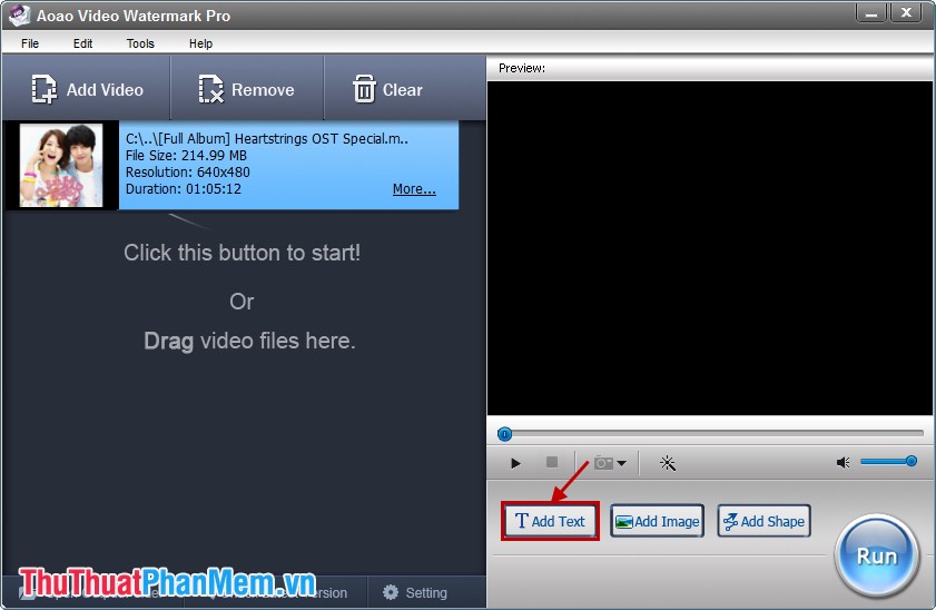 Stamp video with Video Watermark Pro software Picture 4