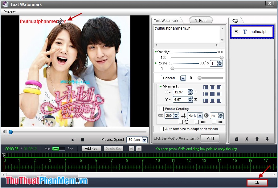 Stamp video with Video Watermark Pro software Picture 8